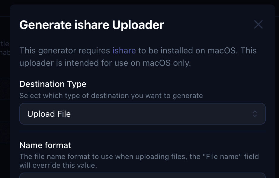 customize options