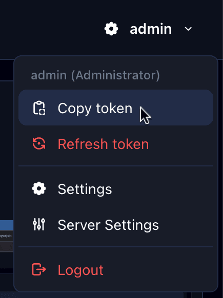 copy token