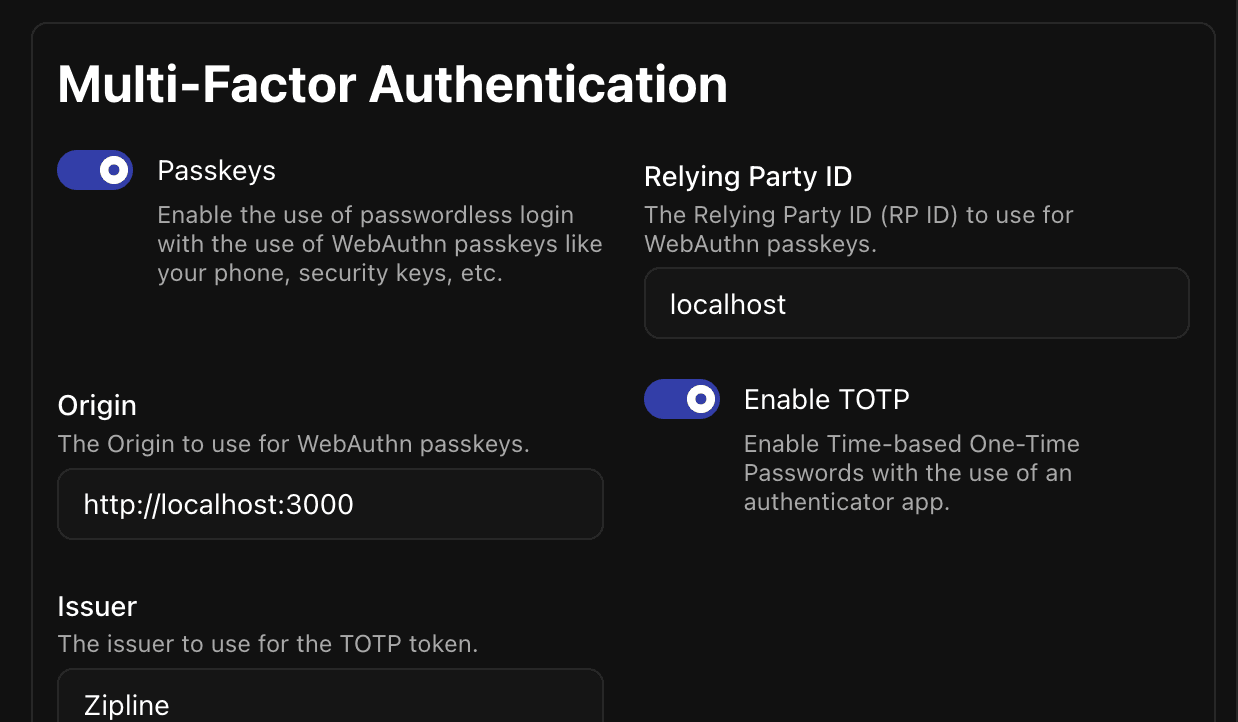Enable Passkeys